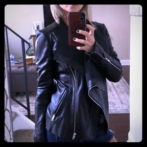 Black Leather Jacket by Trouve